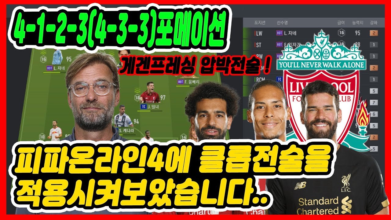 Sơ đồ 4-3-3 : Xây dựng lối chơi của Liverpool