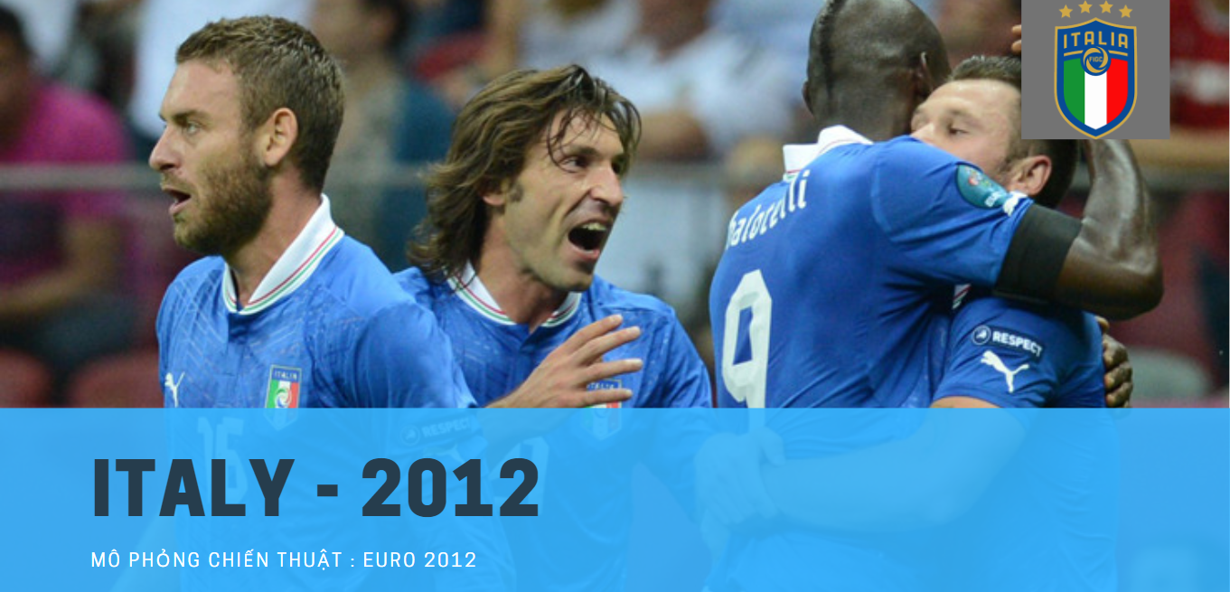 Mô phỏng chiến thuật : Italy - 2012