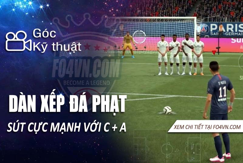 Dàn xếp sút phạt với C+A