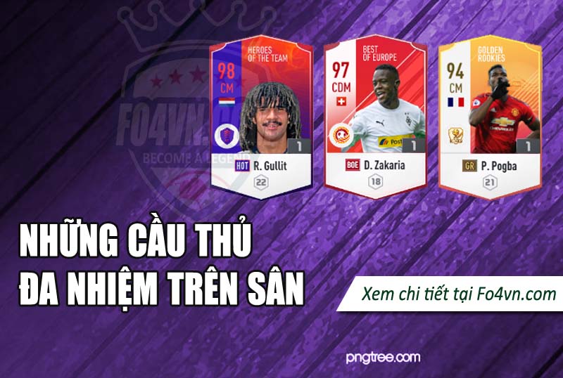 Những cầu thủ đa nhiệm trong FIFA Online 4