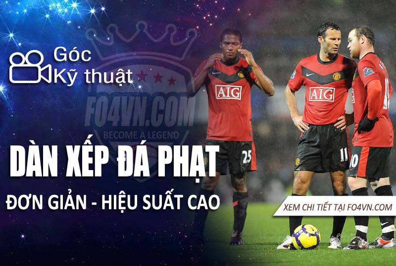 Dàn xếp đá phạt tầm trung dễ dàng có bàn thắng