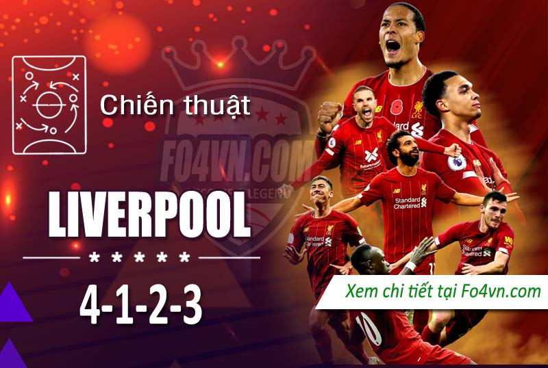 Team Liverpool với 4-1-2-3