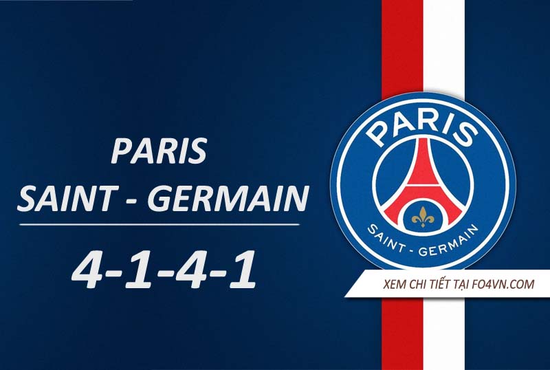 Team PSG với 4-1-4-1