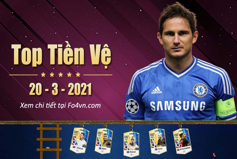 Top tiền vệ FIFA Online - 20.3.2021