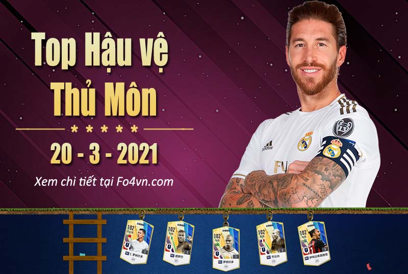 Top hậu vê và thủ môn trong FIFA Online - 20.3.2021