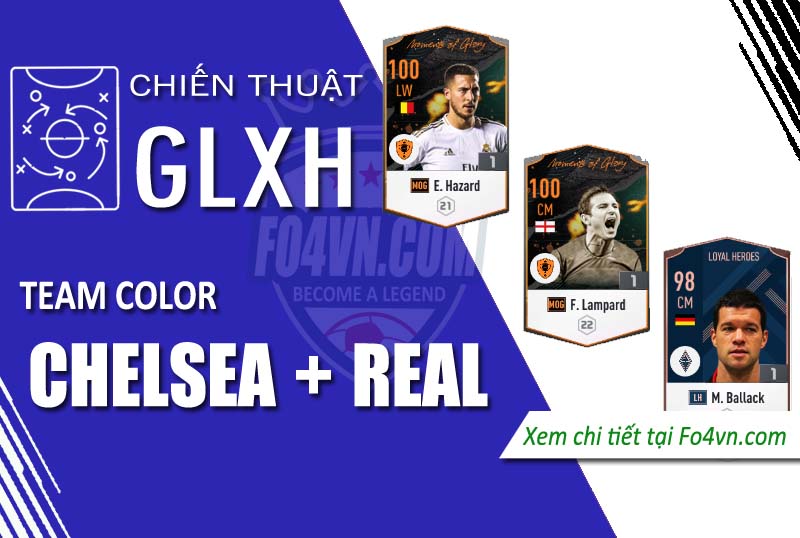 GLXH rank siêu sao với team Chelsea kết hợp Real