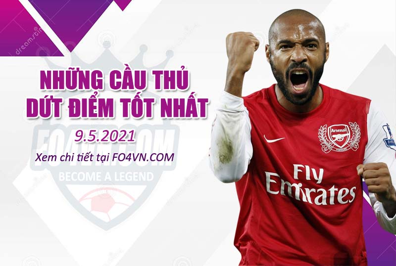 Những cầu thủ dứt điểm tốt nhất -9.5.2021