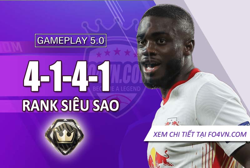 Chiến thuật 4141 rank siêu sao