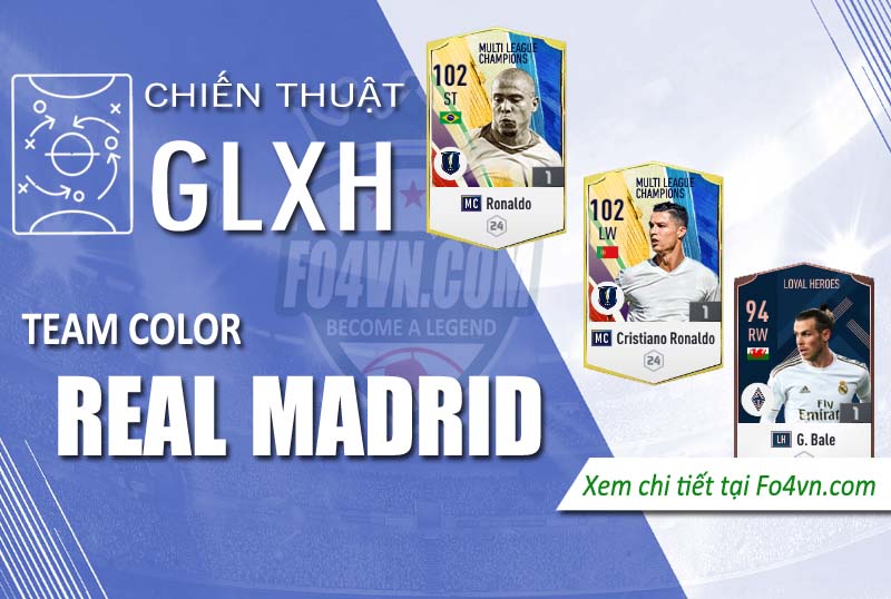 GLXH siêu sao với team Real Madrid