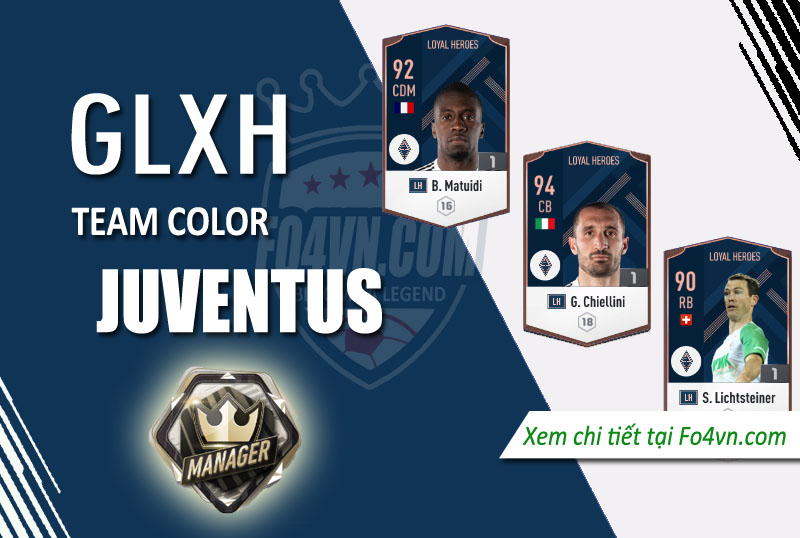 GLXH siêu sao với team Juventus