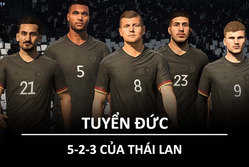 Team Đức với 523 - Thái Lan