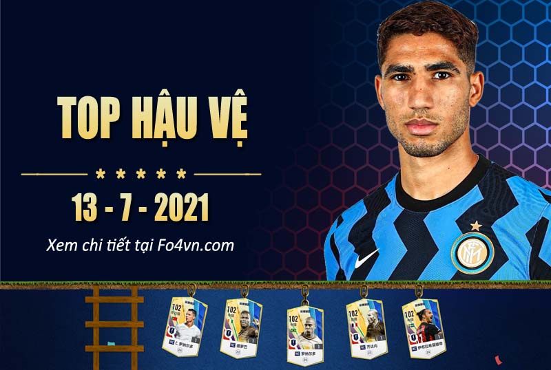 Top hậu vệ trong FIFA Online - 13.7.2021