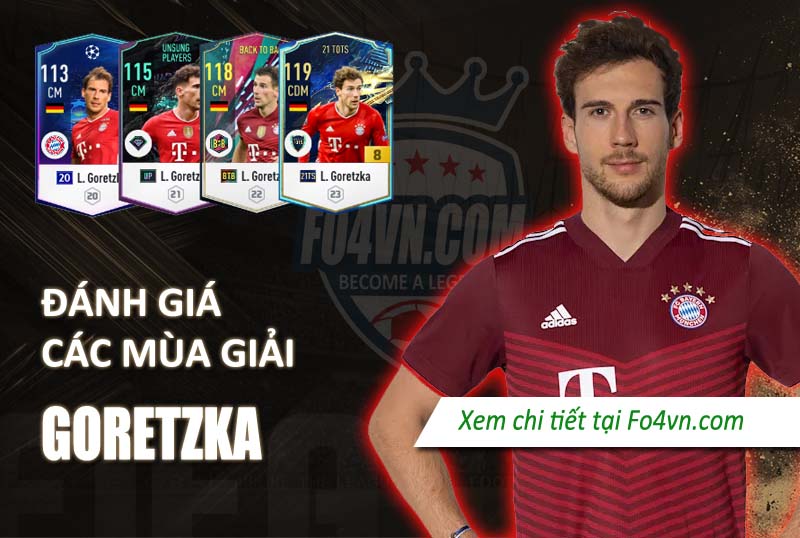 So sánh các mùa giải của Leon Goretzka