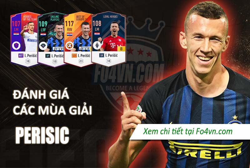 So sánh các mùa giải của Perisic