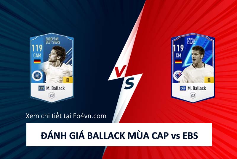 So sánh mùa giải EBS và CAP của Michael Ballack