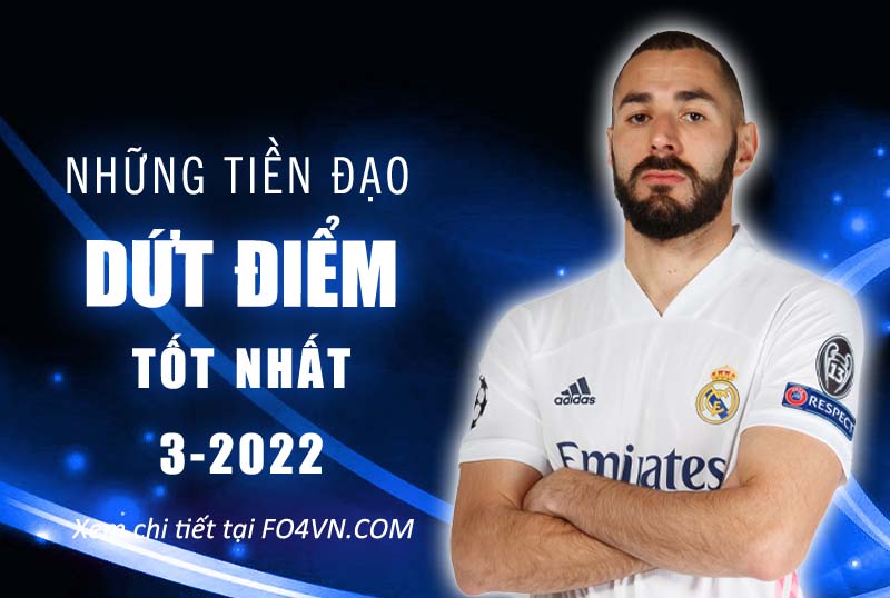 Top những chân sút tháng 3.2022