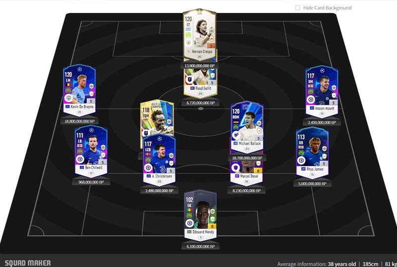 Chiến thuật Fo4 : Team Chelsea rank siêu sao cho meta 8.0 - Phần 2