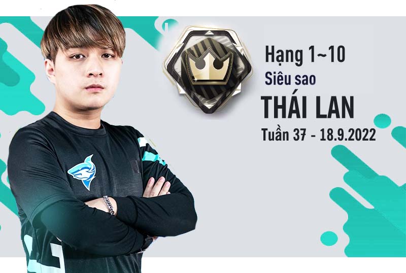 top 10 đội hình Fo4 rank xếp hạng Thái Lan tuần 37 - 18.9.2022