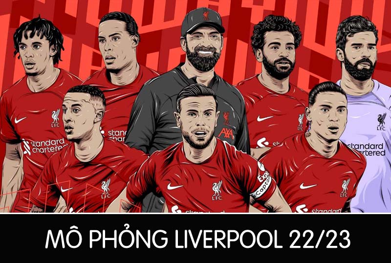 Mô phỏng chiến thuật của Liverpool 22/23 trong Fo4