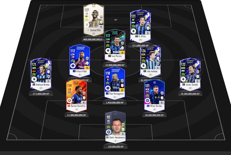 Chiến thuật Fo4 : Team Inter Milan rank siêu sao cho meta 8.0 - Phần 2