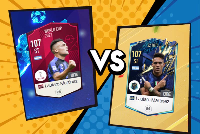 So sánh hai mùa giải WC22 và 22TS của Lautaro Martinez