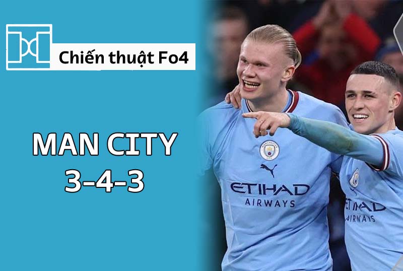 Chiến thuật Fo4 : team Man City với chiến thuật 3-4-3