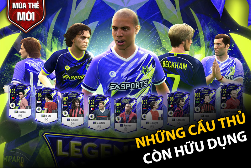 Top những cầu thủ vẫn còn hữu dụng mùa thẻ Legendary Numbers