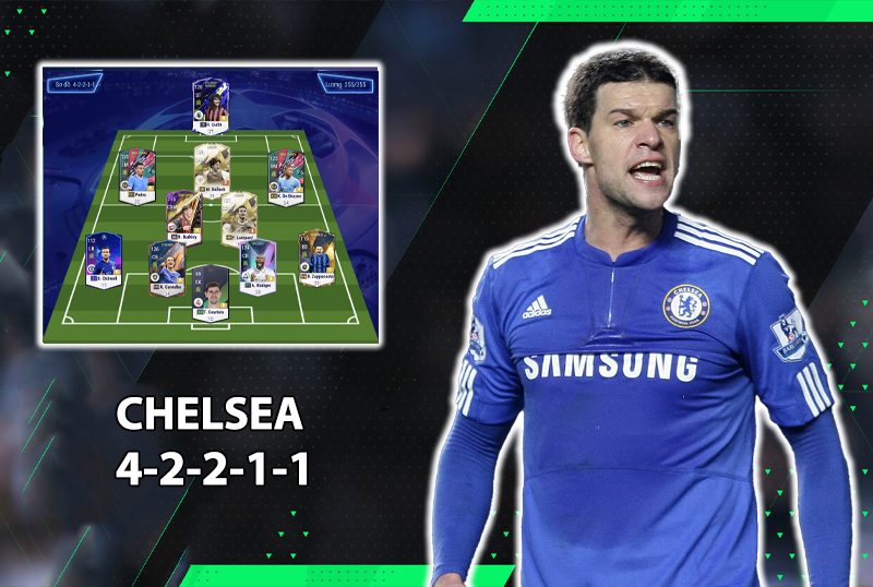 Chiến thuật FC Online : Leo rank với sơ đồ 42211 team color Chelsea