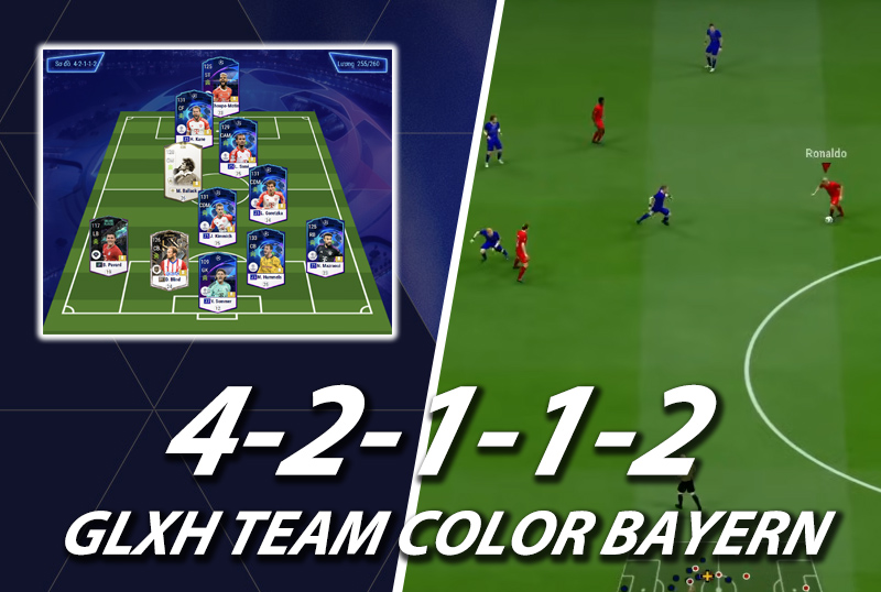 GLXH FC Online : Top 1 server Hàn với team Bayern Munich