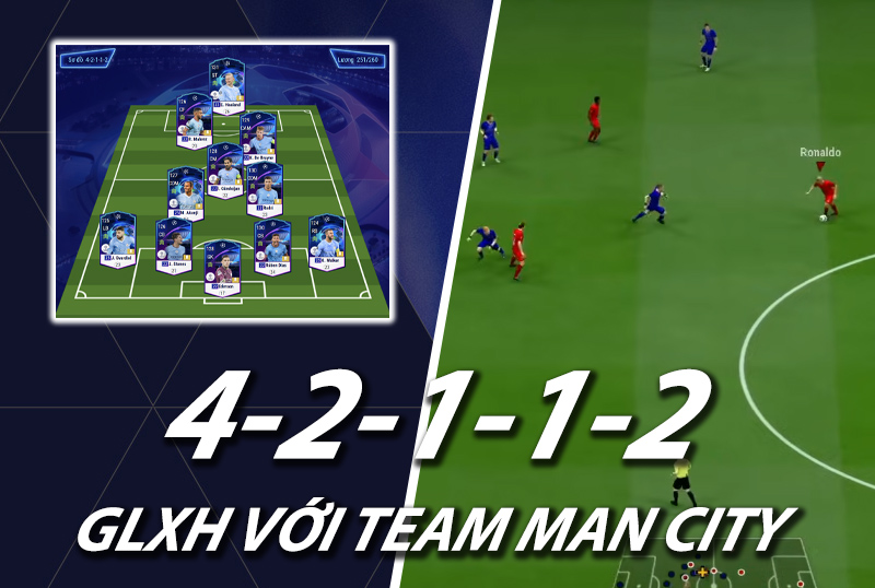 GLXH FC Online : Top server Hàn với team color Man City