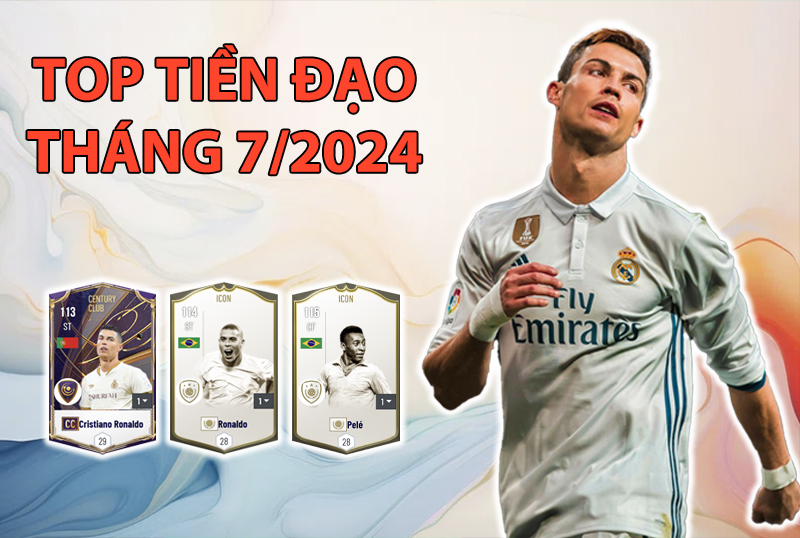 Những cầu thủ được dùng nhiều nhất FC Online trong tháng 7/2024 ở vị trí tiền đạo