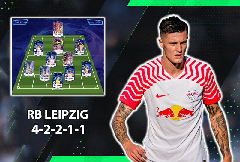 Chiến thuật FC Online : Sơ đồ 42211 với team color RB Leipzig