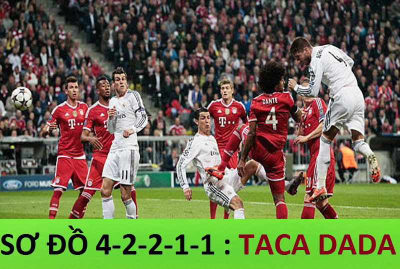 Sơ đồ 4-2-2-1-1 : Taca Dada