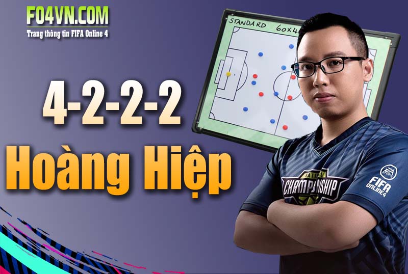 Chiến thuật 4-2-2-2 Hoàng Hiệp