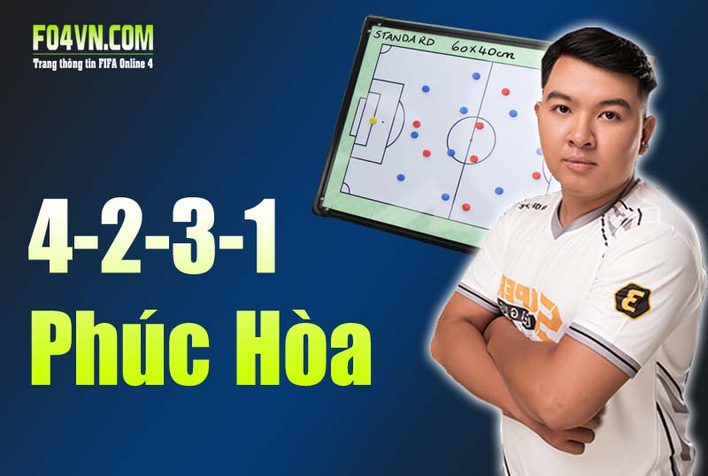 Chiến thuật 4-2-3-1 của Phúc Hòa