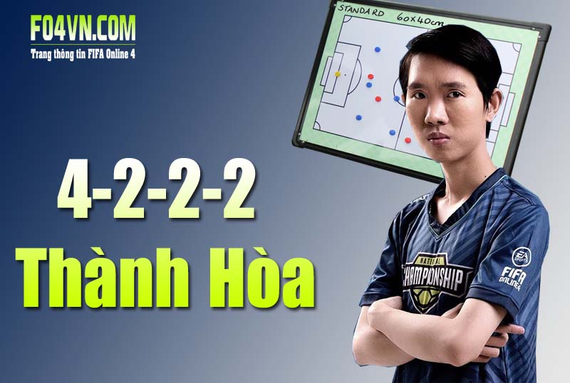 Chiến thuật 4-2-2-2 của VĐV Quốc gia Thành Hòa