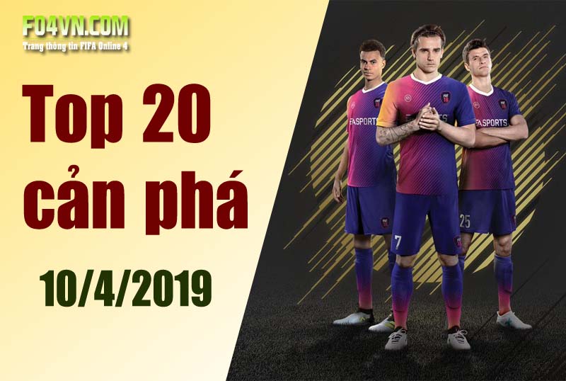 Top 20 cầu thủ cản phá tháng 4