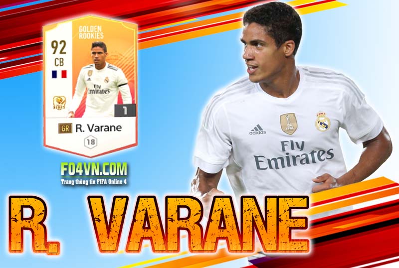 Tiêu điểm màu GR : Raphael Varane