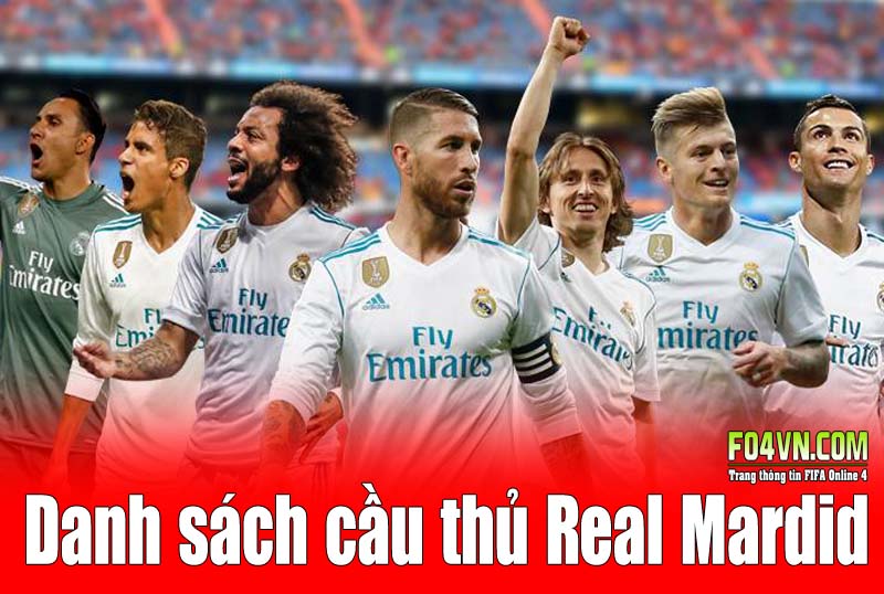 Danh sách cầu thủ theo CLB : Real Madrid