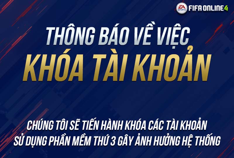 Khóa tài khoản sử dụng phần mềm thứ 3