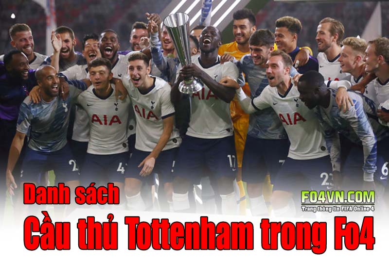 Danh sách cầu thủ theo CLB : Tottenham Hotspur