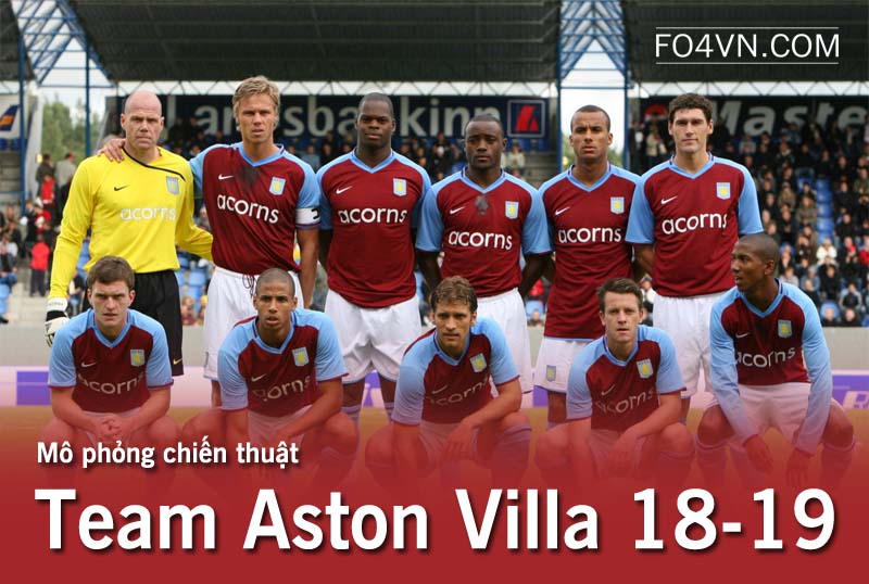 Mô phỏng chiến thuật : Aston Villa 2018-2019